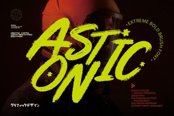 Astonic: The Bold Brush Font That Elevates Your Creative Vision