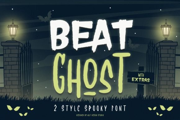 Beat Ghost: A Spooky Font for Dramatic Designs