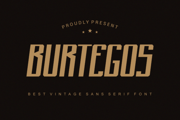 Burtegos: A Bold Statement in Typography