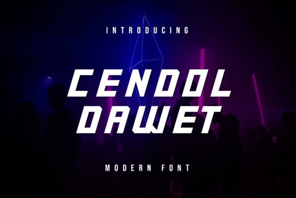 Cendol Dawet: A Bold and Modern Display Font for Your Projects