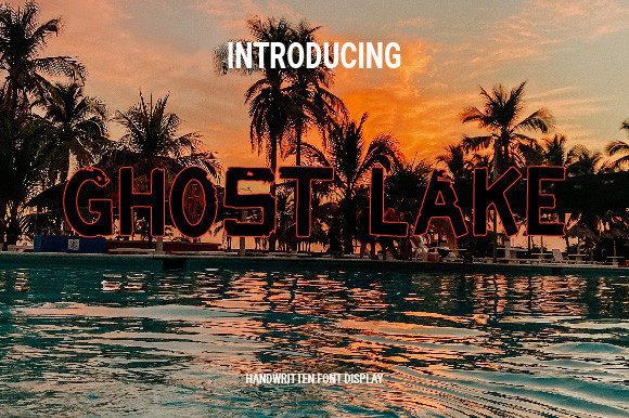 Ghost Lake: A Unique Display Font for Creative Expression