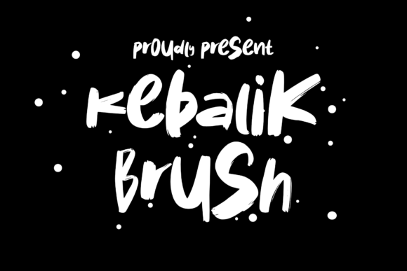 Kebalik Brush: A Unique Font for Creative Expression
