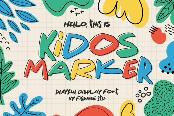 Kidos Marker: A Font That Brings Joy to Every Design
