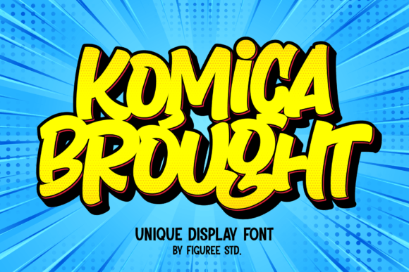 Komica Brought: A Unique Display Font for Creative Expression