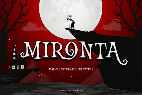 Mironta: A Spooky Yet Fun Display Font