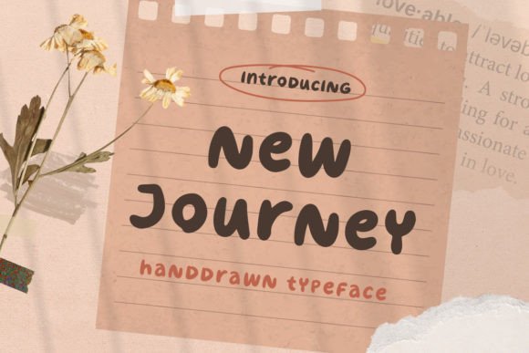New Journey: A Handwritten Font That Brings Charm to Your Designs