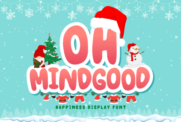 Oh Mindgood: A Playful Display Font for Creative Designs