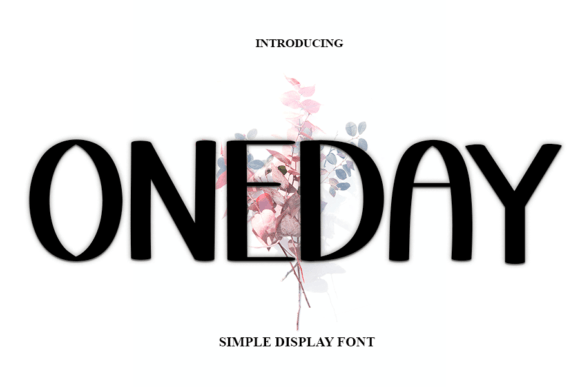 Oneday: A Modern Handwritten Display Font