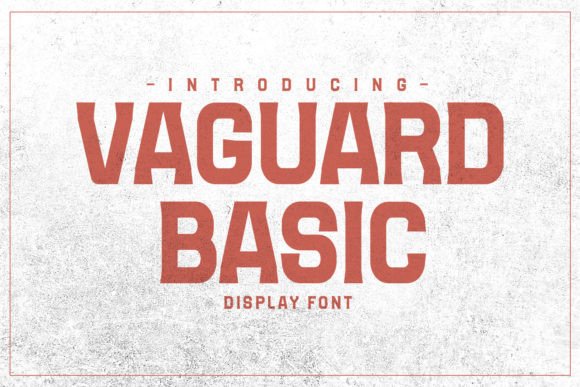 Vaguard Basic: The Industrial Typeface Redefining Modern Vintage Design