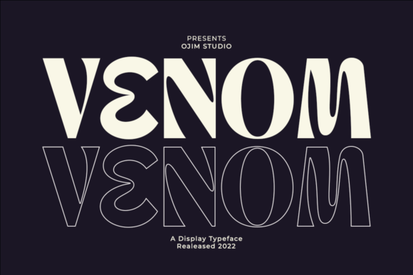 Venom: A Vintage Font with Retro Flair